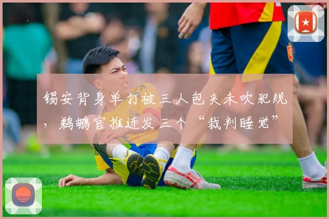 锡安背身单打被三人包夹未吹犯规，鹈鹕官推连发三个“裁判睡觉”表情